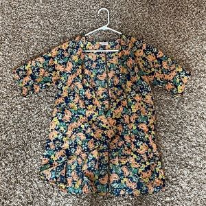 Lularoe Floral Kimono, size 3 (girls)